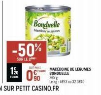 macédoine de légumes Bonduelle