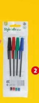 4 STYLOS BILLE 1ER PRIX