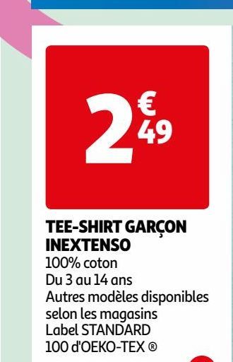 TEE-SHIRT GARÇON  INEXTENSO