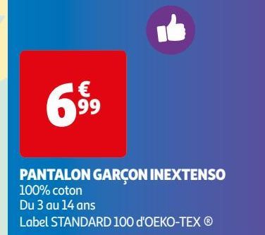 PANTALON GARÇON INEXTENSO