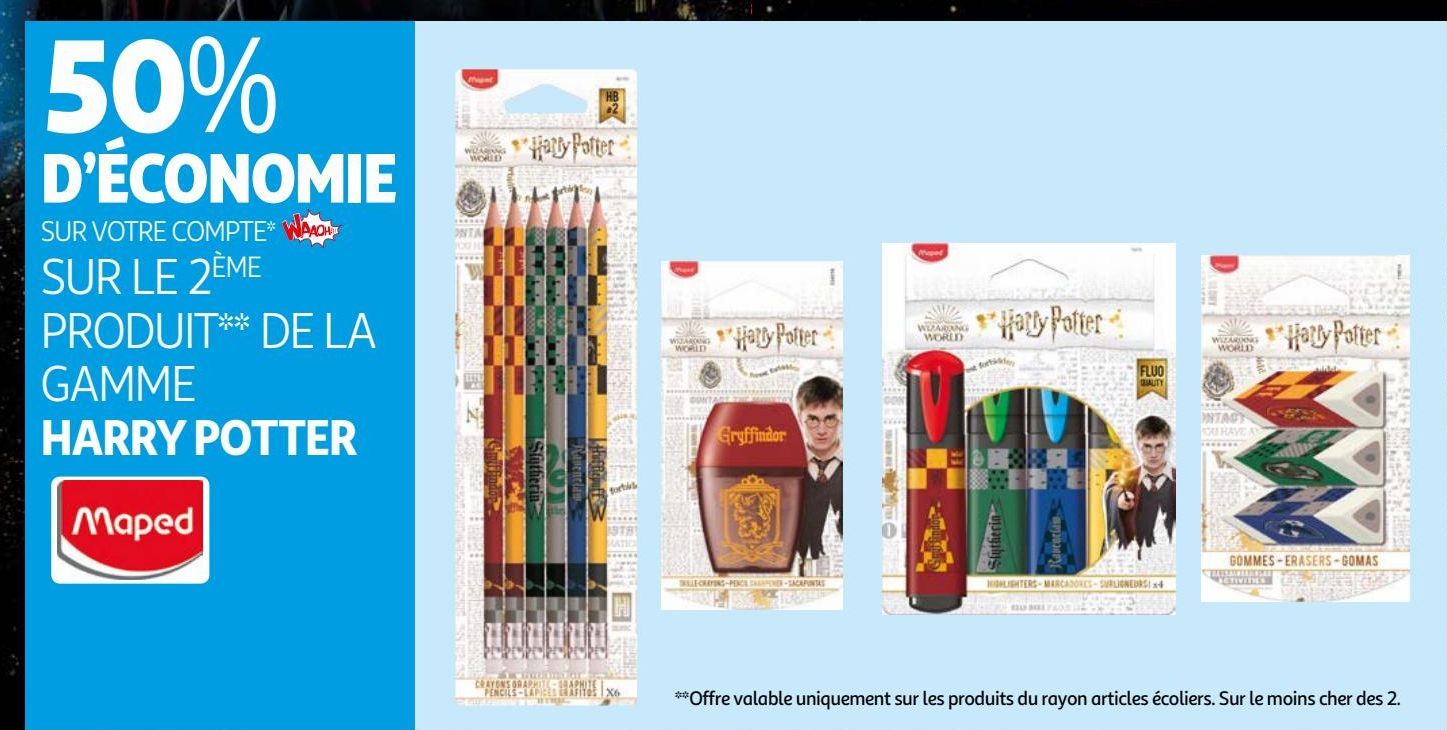  LA  GAMME  HARRY POTTER Maped