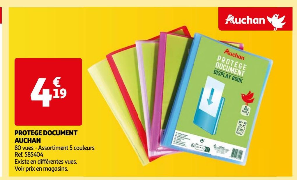 PROTEGE DOCUMENT  AUCHAN