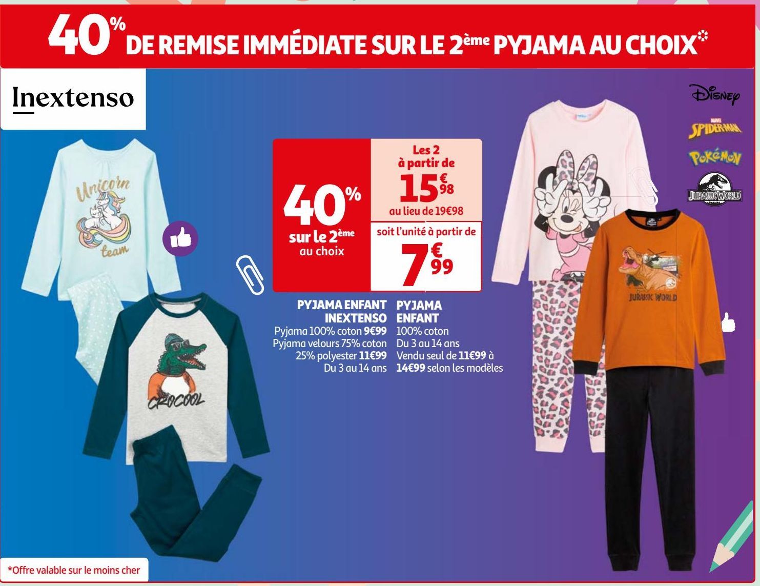  PYJAMA ENFANT  INEXTENSO  PYJAMA  ENFANT