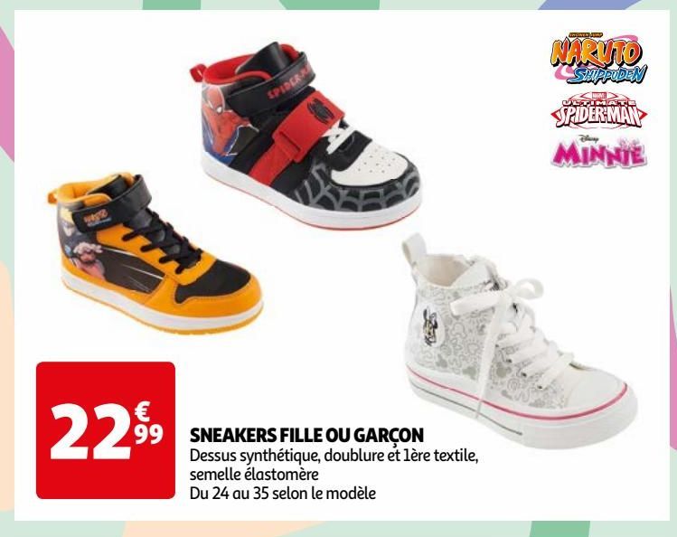 SNEAKERS FILLE OU GARÇON