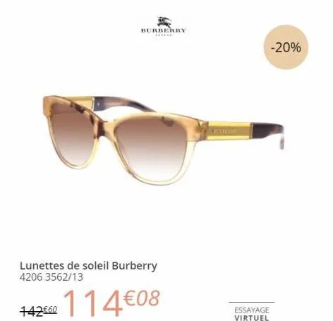 lunettes de soleil burberry