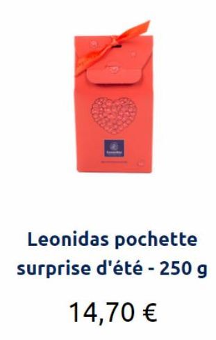 Leonidas pochette  surprise d'été - 250 g  14,70 €  