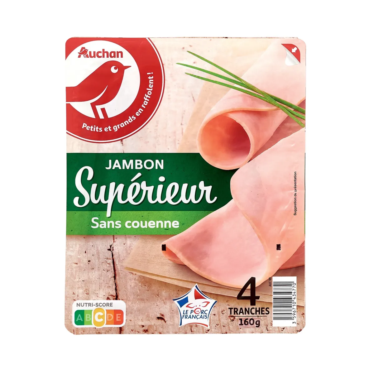 jambon supérieur auchan