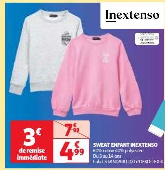 SWEAT ENFANT INEXTENSO