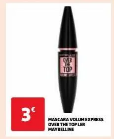  mascara volum express over the top ler maybelline