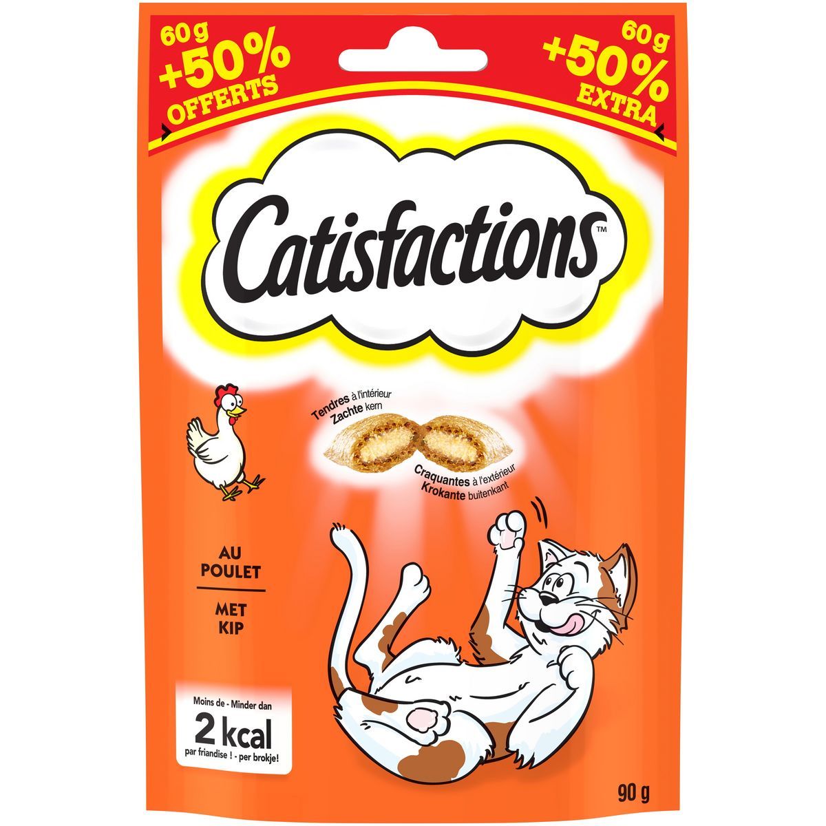 FRIANDISES POUR CHATS ET CHATONS AU POULET CATISFACTION