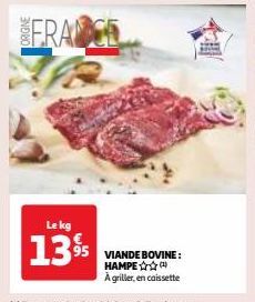 VIANDE BOVINE : HAMPE