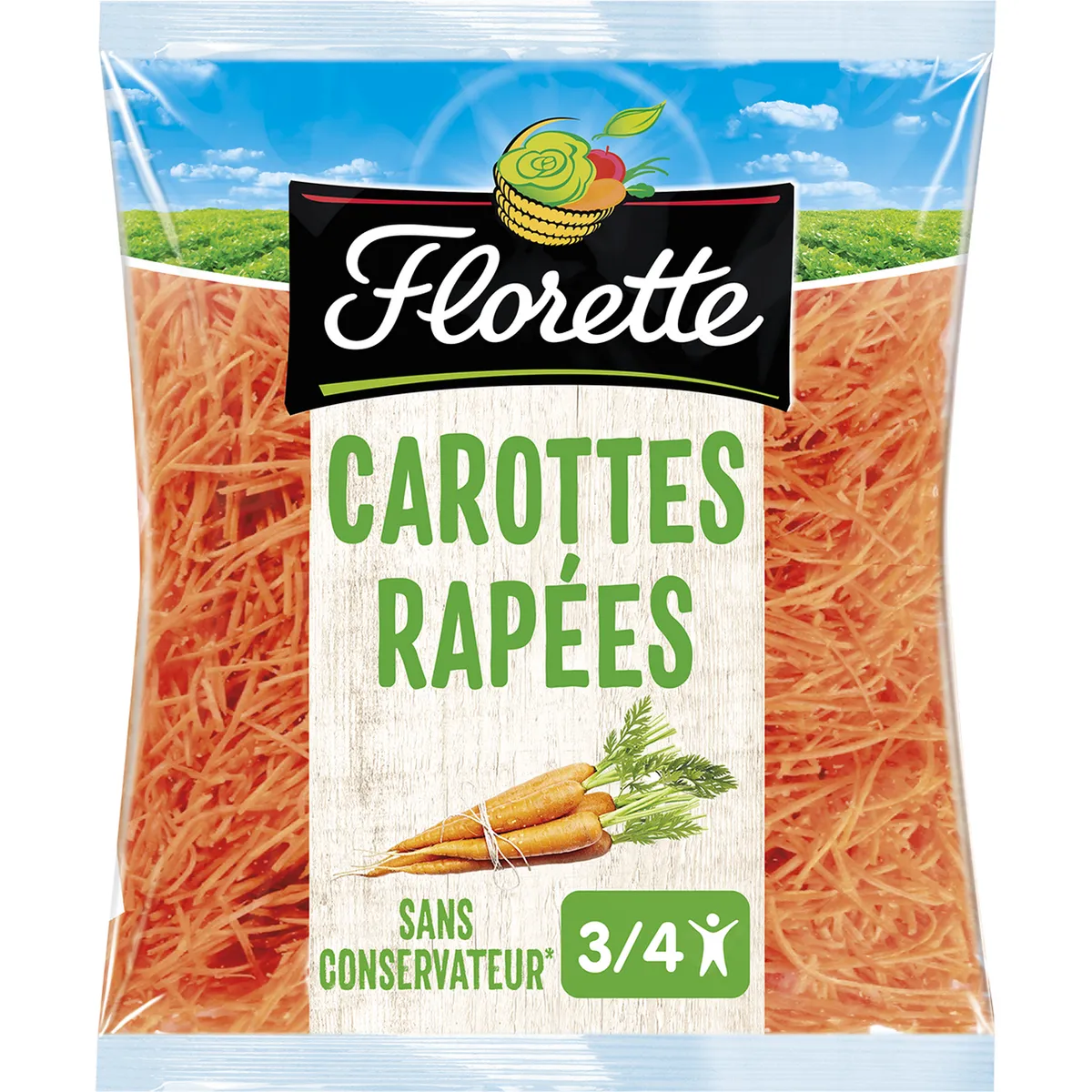 carottes râpées florette