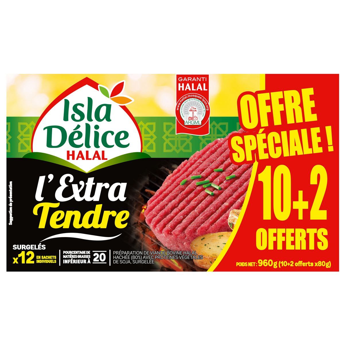 EXTRA TENDRE HALAL ISLA DÉLICE