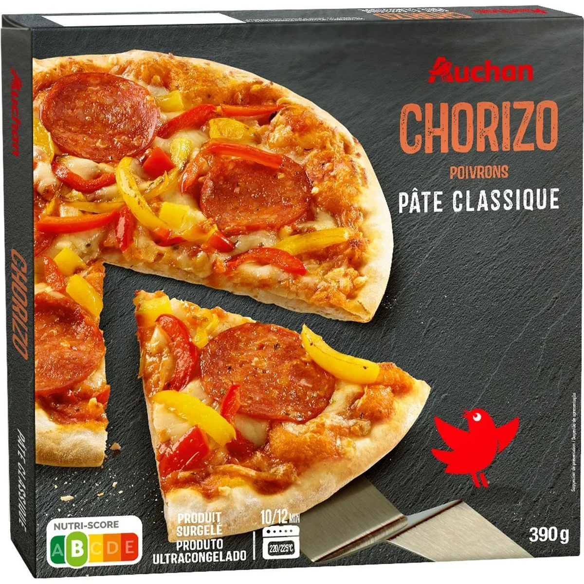 pizza chorizo surgelée auchan