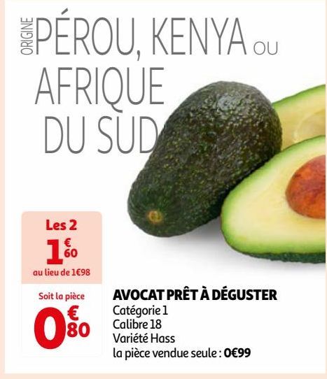 AVOCAT PRÊT À DÉGUSTER