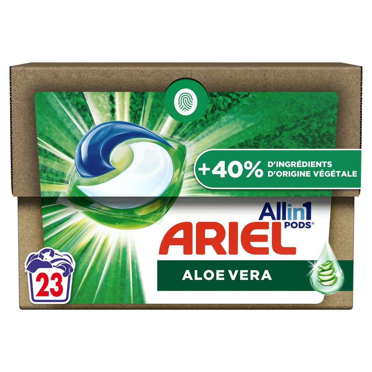 LESSIVE CAPSULE ALOE VERA ALL IN 1 ARIEL PODS