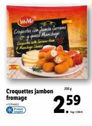 Croquettes Jambon et Manchego - Produit 5304863, 350 g, 2.59€ - Growth & Chance en ce Vendredi Promo!