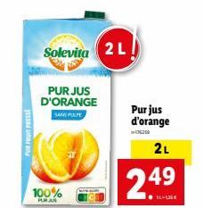 jus d'orange 