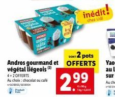 Spr Vezysca B. Andros : 4+2 Offerts + RS5/SELBS, Inédit Végétal Liégeois !