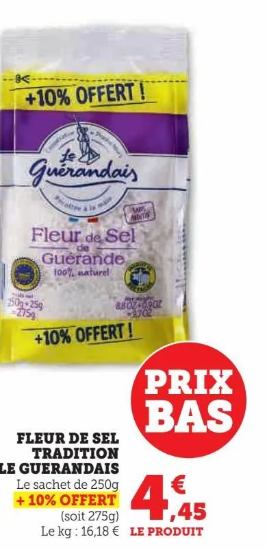 fleur de sel tradition le guerandais