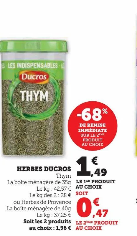 herbes ducros