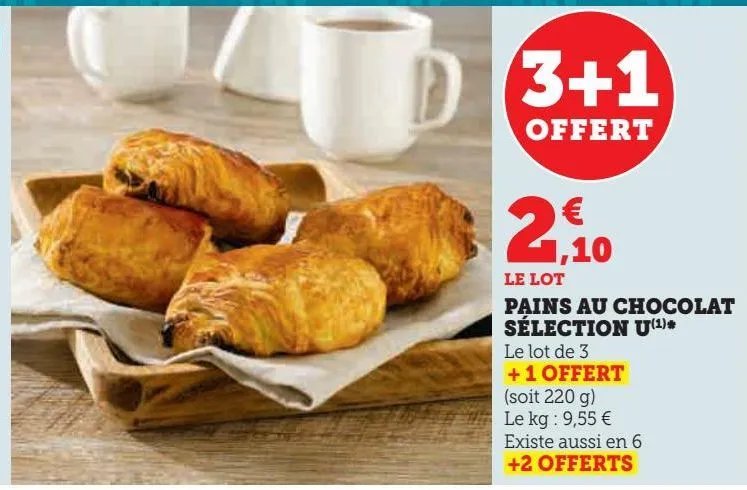 pains au chocolat selection u 