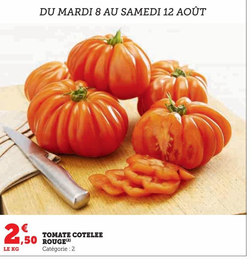 TOMATES COTELEE ROUGE 