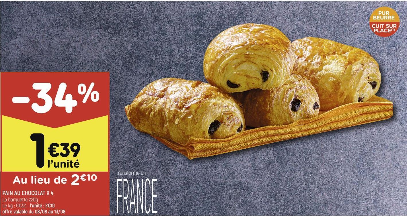 pain au chocolat X4