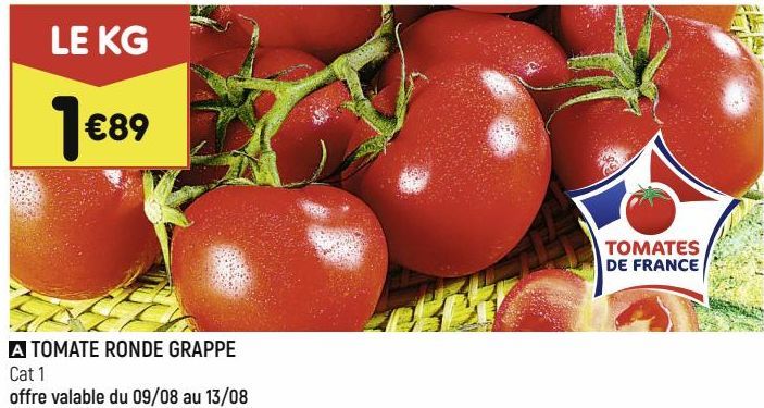 tomate ronde grappe