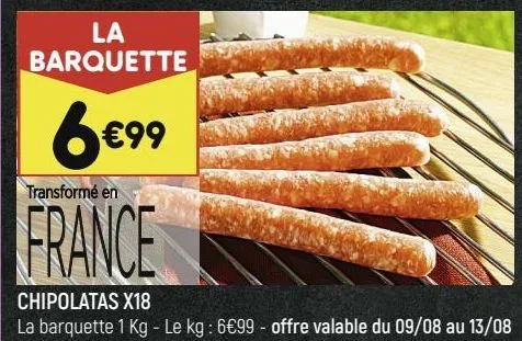 chipolatas x18