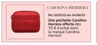 promos Carolina Herrera