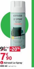 RUST-OLEUM  LE SPRAY  900-20%  790  Aérosol Le Spray 400 ml 13 