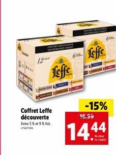 Offre Spéciale : Leffe Coffret Découverte avec -15% et 617395 Val. !.