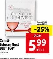 Offre Spéciale : Comté Tolosan Rosé BIB™ IGP -25% à Seulement 5.99€ chez Chevalier DeFauvert Tolos Rowe 2022!