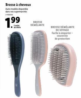 Brosse Démêlante de Voyage: Facile à Emporter, Couvercle de Protection - Unité au Choix Dans Nos Supermarchés!