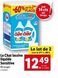 lessive liquide Le chat