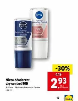 déodorant nivea