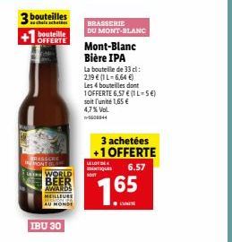 bière Mont blanc