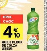 PRIX  CHOC  € ¹10  Floger 