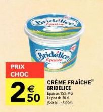 crème fraîche Bridélice