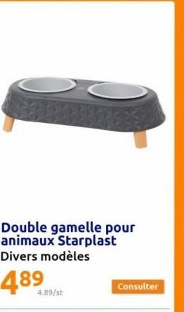 Double gamelle pour animaux Starplast Divers modèles  4.89/st  Consulter 
