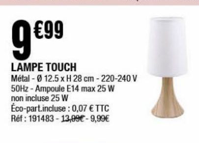 lampe touch