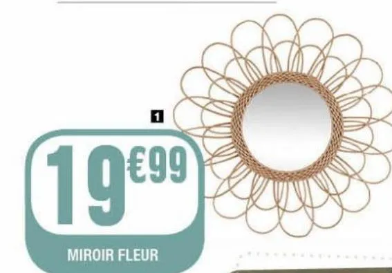 miroir fleur