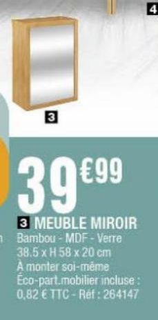 meuble miroir