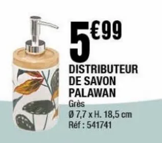 distributeur de savon palawan