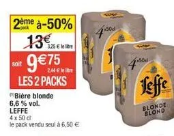 bière blonde leffe