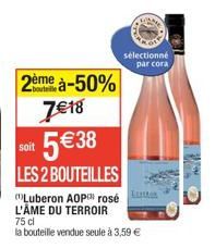 2 Luberon AOP Rosés à -50% chez Cora : ⅔ L à 7,18€ & 5L à 5,38€ - Découvrez l'Âme du Terroir!