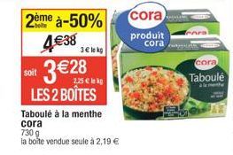 boîtes Cora