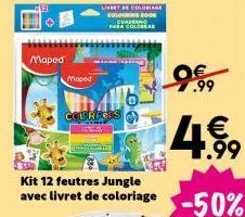 coloriage créatif pour enfants avec le livret maped moped - 9,99€!