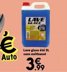Hieder Lave-Glace 5L sans Méthanol à 3.59€ : Super Promo pour l'Été 99 !
